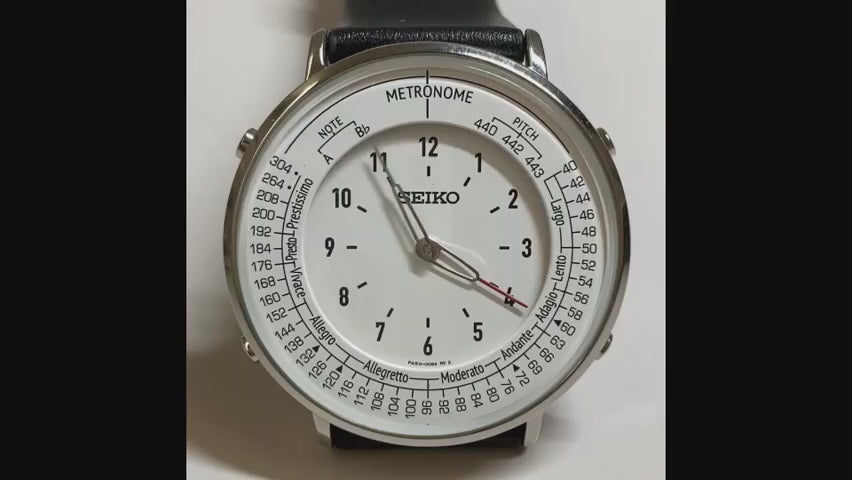 【中古】SEIKO METRONOME WACTH SMW006A 電池式 SEIKO Metronome Watch Standard Line Color Monotone SMW006A