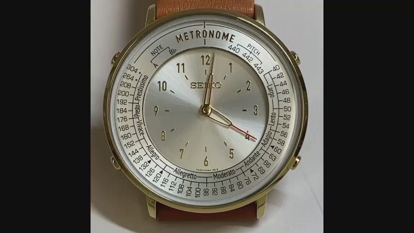 Seiko Metronome Watch SMW003A Standard Line (Camel) - The Japanese Factory