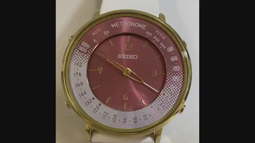 Seiko Metronome Watch SMW002B Casual Line (Pink) - The Japanese Factory