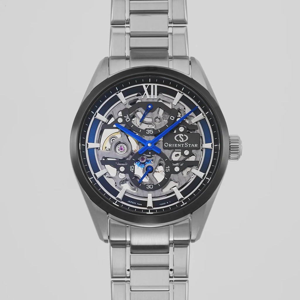 Orient Star Contemporary M34 F8 Skeleton RK-AZ0103L Limited Edition Hand Winding Mechanical Men's Wristwatch