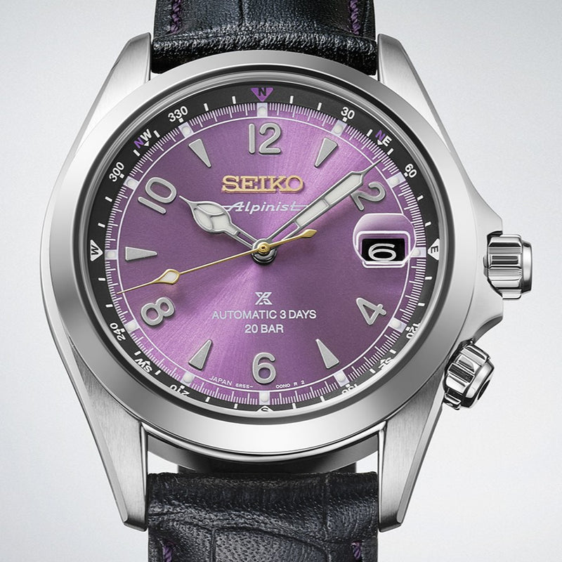Seiko Prospex Alpinist HBC006J 145th Anniversary Limited Edition Edo Purple Wristwatch
