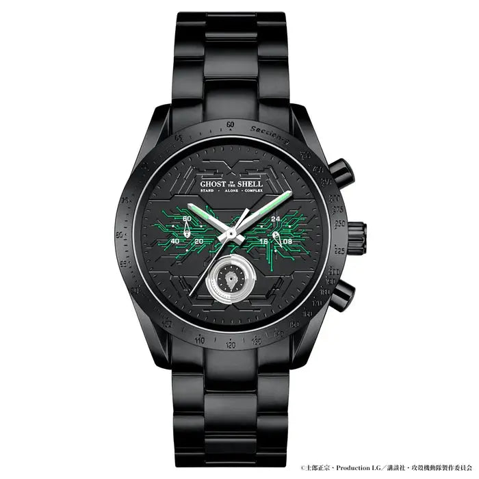 Ghost in the Shell SAC Chronograph Wristwatch Kusanagi Motoko Model Fulton