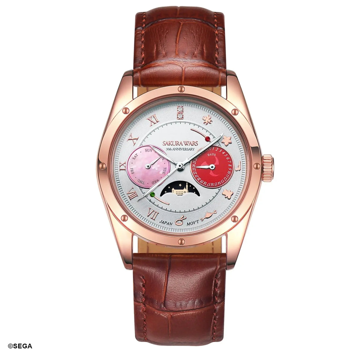 Sakura Wars 30th Anniversary Moon Phase Limited Edition Wristwatch
