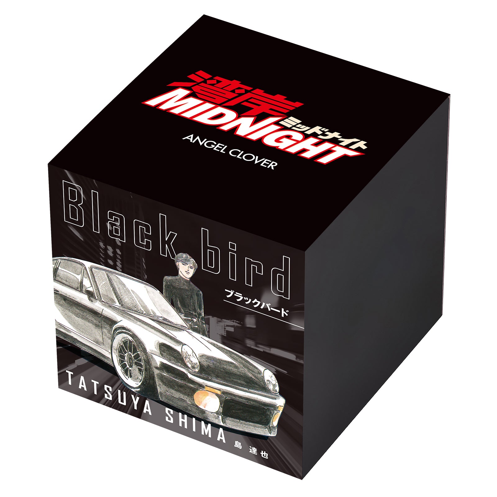 Wangan Midnight x Angel Clover WM40-BK Shima Tatsuya Blackbird 911 Model Wristwatch - The Japanese Factory