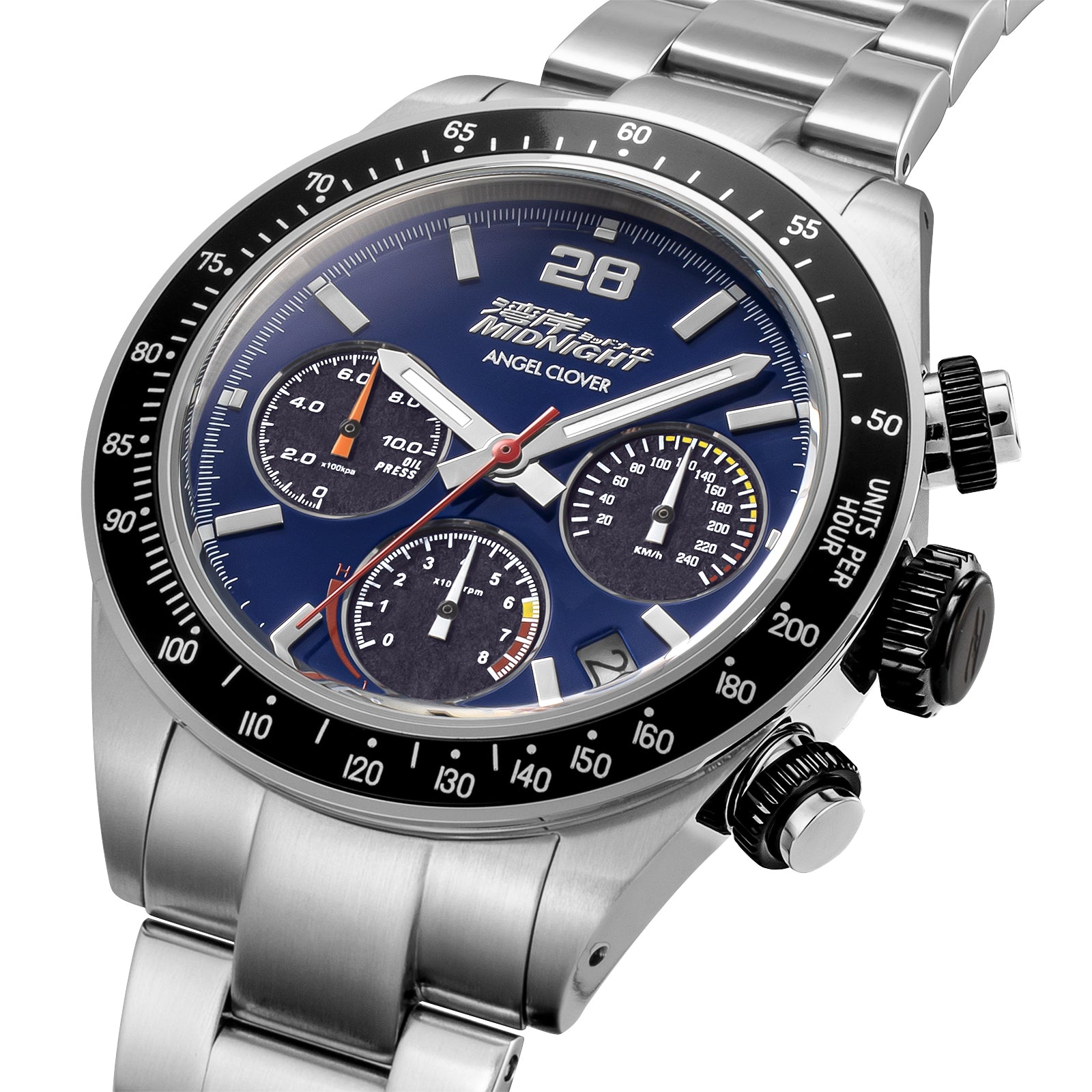 Wangan Midnight x Angel Clover WM40-Z Asakura Akio Devil's Z Model Wristwatch - The Japanese Factory